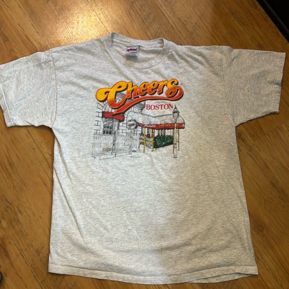 Cheers Boston T-Shirt Men’s Sz XL Grey - Picture 1 of 7